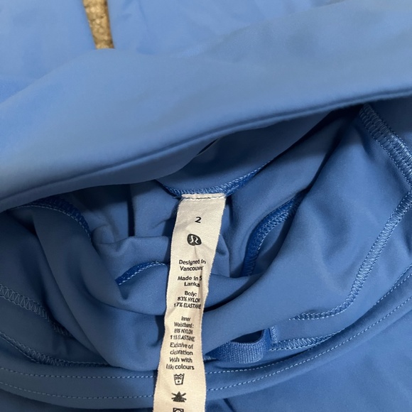 Lululemon BLUE NILE Size 2 Base Pace High-Rise Running Tight 25'' Brushed Nulux - Picture 4 of 4